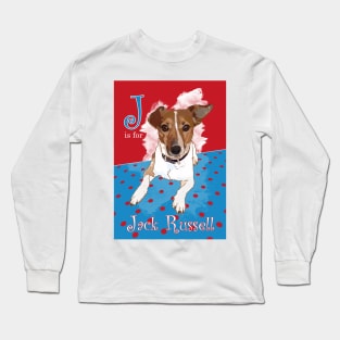 J is for Jack Russell Long Sleeve T-Shirt